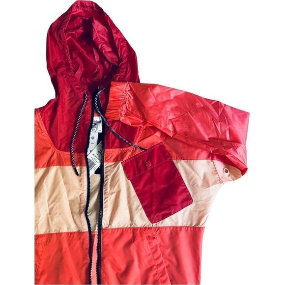 REEBOX windbreakers Women Oversized French Terry Full-Zip Hoodie Red… - Picture 15 of 16